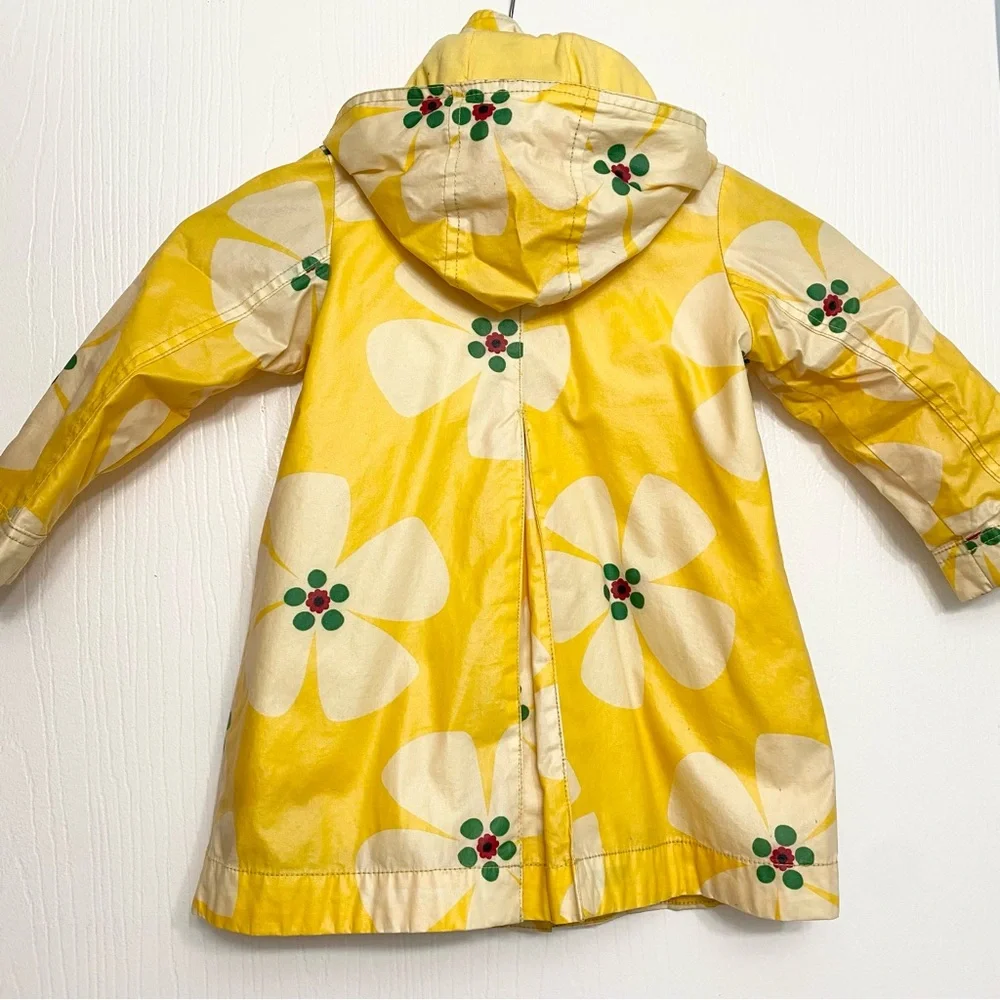 Baby Gap Yellow Floral Raincoat 2T